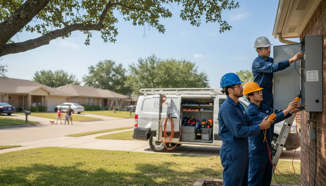 Certified electrician providing emergency electrical services in Vinton, CA
